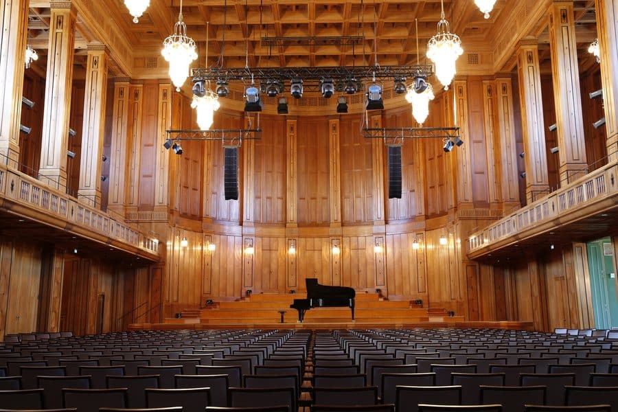 Rossini-Saal, Arkadenbau